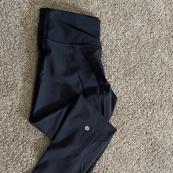 lululemon athletica Pants - 28” high rise wunder under train black leggings
